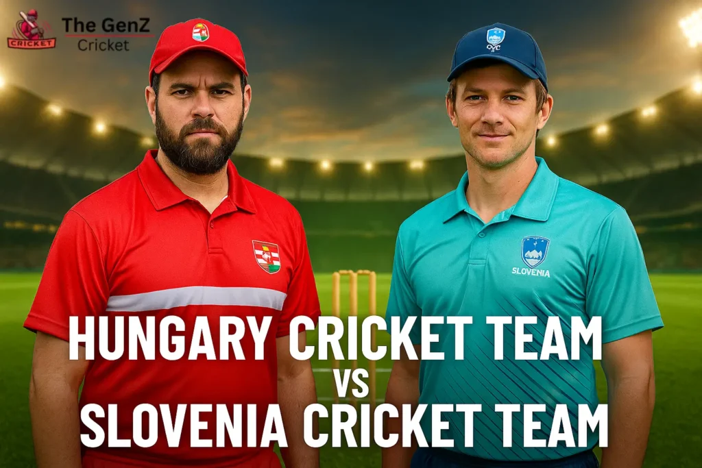 Hungary national cricket team vs Slovenia national cricket team timeline