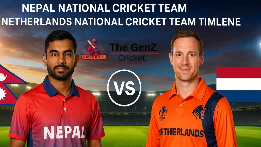 Nepal National Cricket Team vs Netherlands National Cricket Team Timeline