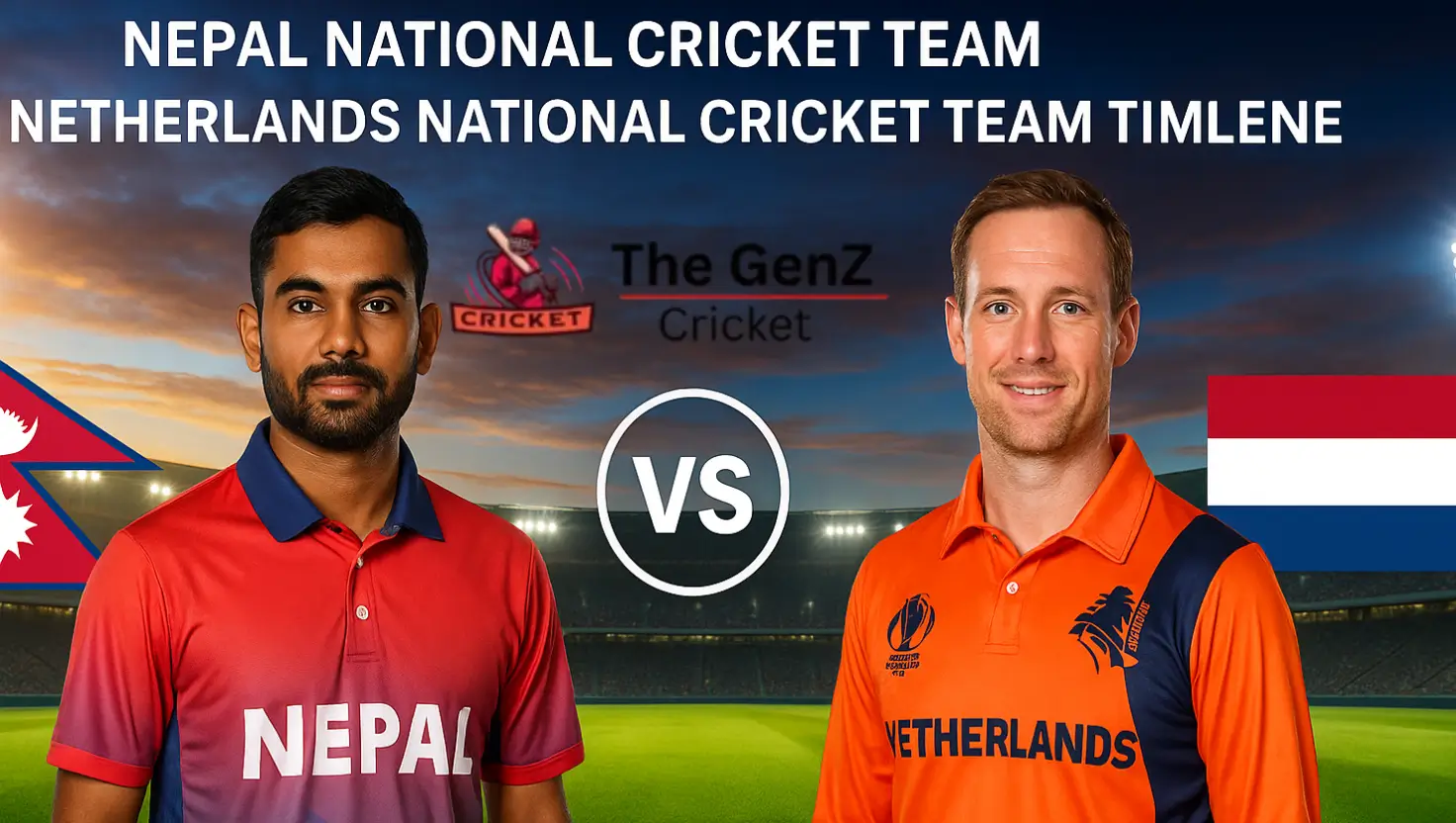 Nepal National Cricket Team vs Netherlands National Cricket Team Timeline