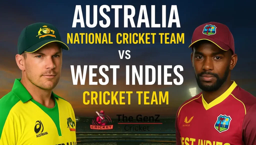 Australia National Cricket Team vs West Indies Cricket Team Timeline
